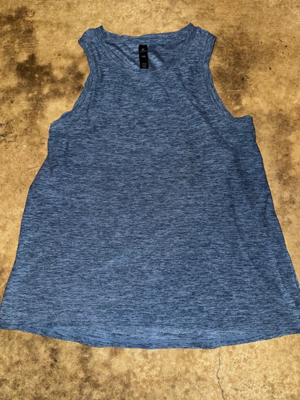 Kyodan Heathered Navy Blue Athletic Tank